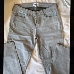 Paige Verdugo Ankle Skinny Jeans (gray)